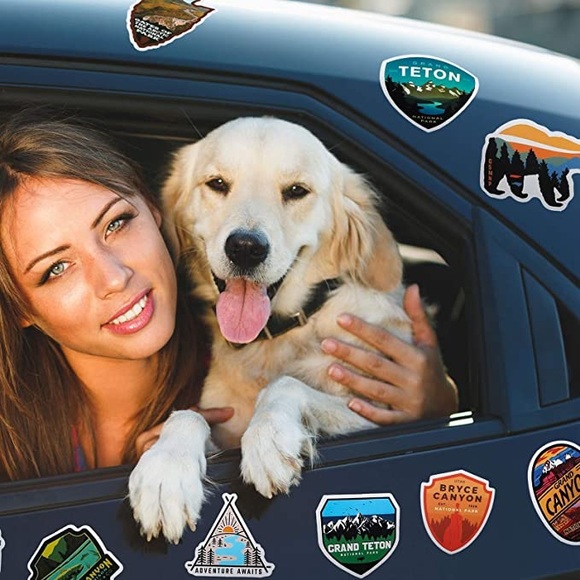 Nature camping stickers VSCO laptop hydro flask - Picture 3 of 16